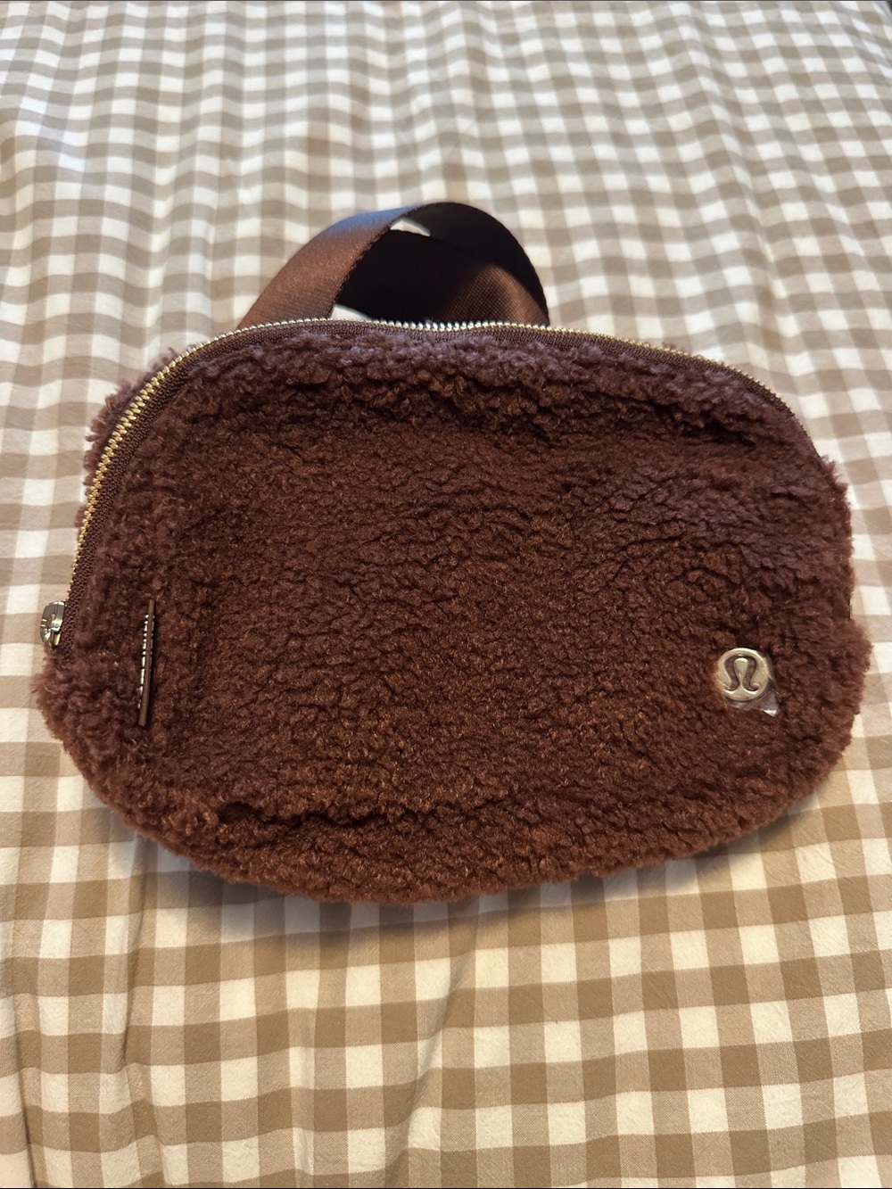 *new* lululemon athletica Brown Sherpa Crossbody Waist Bag